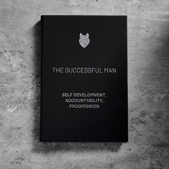 The Successful Man Journal for Men, Self Development & Accountability Planner, Daily Goal Journal Setting for Discipline Growth & Progress, Guided Personal Development Planner