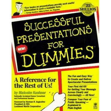 Pre-Owned Successful Presentations for Dummies (Paperback) 1568843925 9781568843926