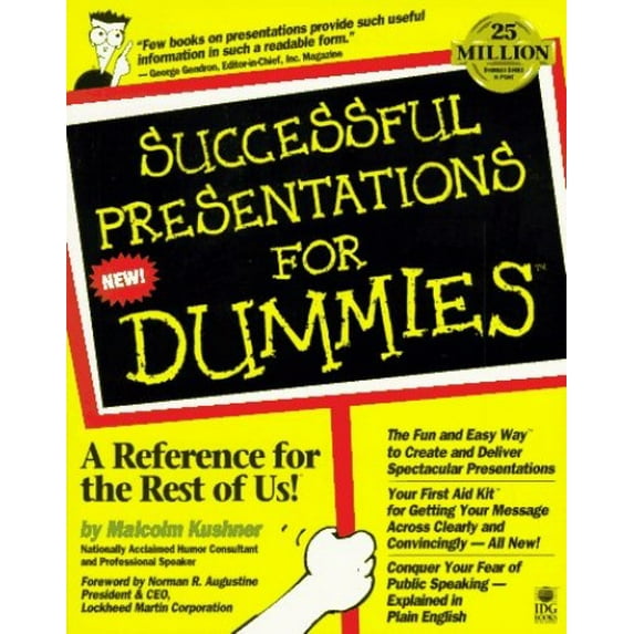 Pre-Owned Successful Presentations for Dummies (Paperback) 1568843925 9781568843926