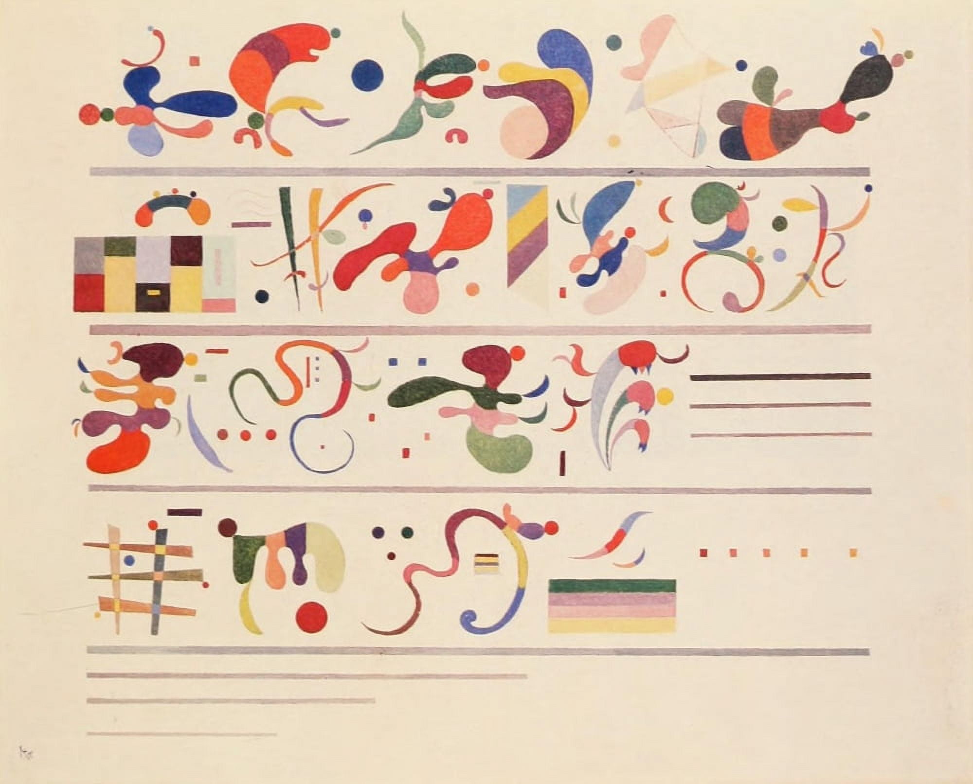 Succession 1935 Canvas Art - Wassily Kandinsky (18 x 24)