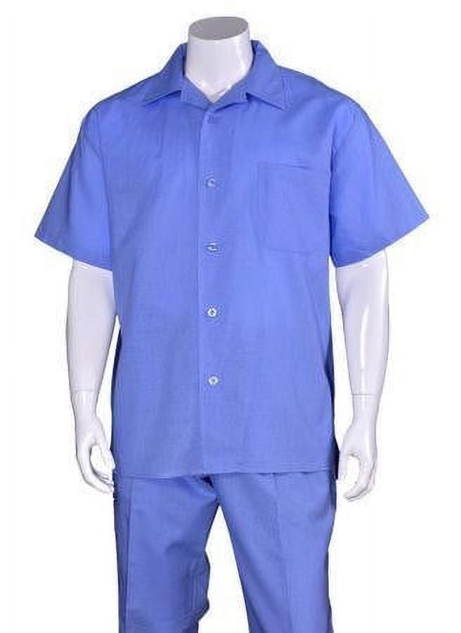 Successo Big Mens Linen Walking Suit French Blue 1065SPX