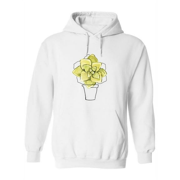 Succulent Design Hoodie Women -Image by Shutterstock, Female Large