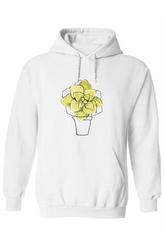 Succulent Design Hoodie Women -Image by Shutterstock, Female Large