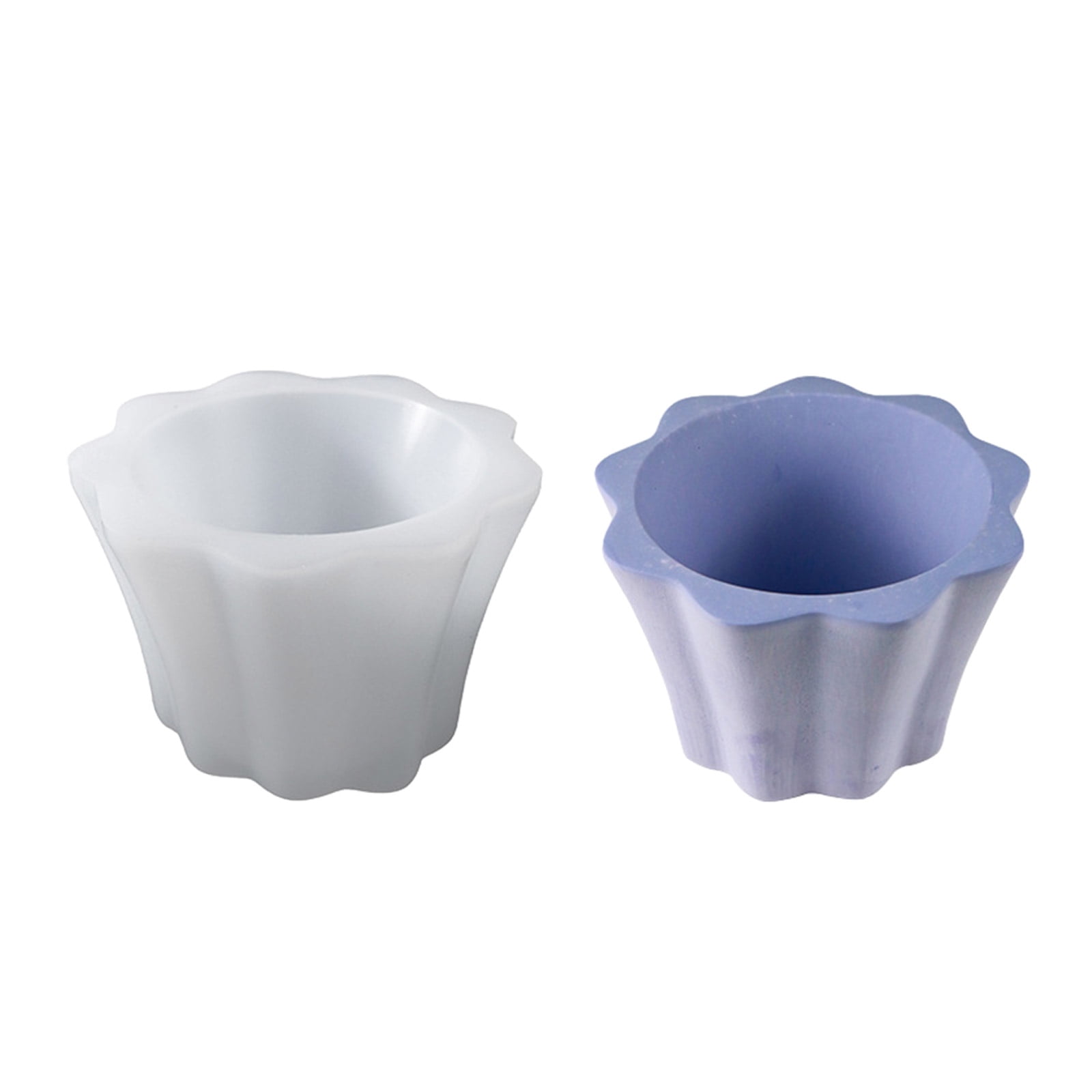 Succulent Flower Pots Silicone Mold DIY Garden Concrete Flowerpot Candle Holder Mould Resin Casting Molds Handmade Craft