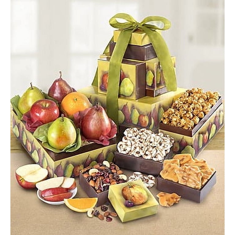 Succulent Fruit & Snacks Tower