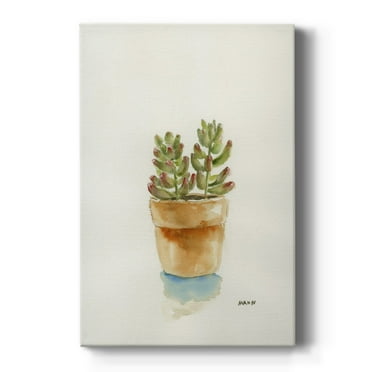 Succulent III Premium Gallery Wrapped Canvas - Ready to Hang