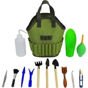 Indoor Plant Gardening Tool Set | Terrarium Supplies Mini Succulent Garden Tool Kit | Heavy Duty Succulent Bonsai Planter Set Indoor Gardening | Fairy Zen Kit for Soil Fertilizer Seeds