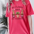 thumbnail image 1 of Succulent Plant Lover Shirt, Gift For Her, Vday Gift Tees, Plant Lover Gift, Funny Plant Shirt, Plants Are My Valentine Comfort Colors Shirt (Colors:Red; Sizes:L;), 1 of 1