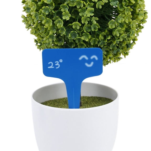 UKCOCO Garden Labels T-type Tags Markers Blue PVC 100pcs