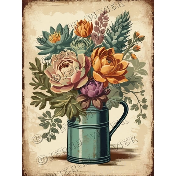 Succulent Retro Tin Sign Succulent Lovers Gift For Women Men Funny Bathroom Decor Restroom Decor For Home Office School Birthday Anniversary Housewarming Gift 12"x16"