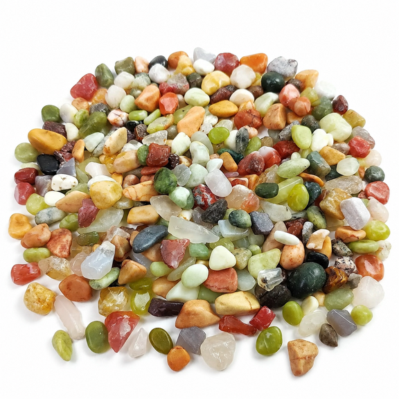 Succulent Rocks, 3/8 Inch Polished Pebbles for Indoor Plants, Decorative River Rocks for Plants Indoor, Vase Fillers, Cactus Planters, Bird Bath, Fountain, Outdoor Garden Landscaping