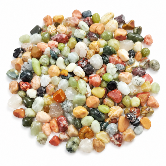 Succulent Rocks, 3/8 Inch Polished Pebbles for Indoor Plants, Decorative River Rocks for Plants Indoor, Vase Fillers, Cactus Planters, Bird Bath, Fountain, Outdoor Garden Landscaping