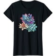 thumbnail image 1 of Succulent Shirt Beautiful Watercolor Succulents Plants Gift Tee T-Shirt, 1 of 3