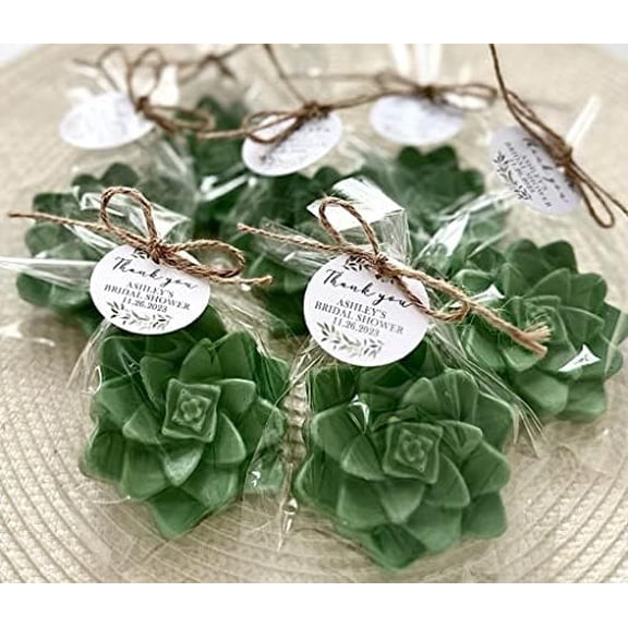 Succulent Soap Favors - Bridal Shower Favors, Baby Shower Favors, Succulent Party Favors, Rustic Bridal Baby Shower Wedding Birthday Decor$$Home Decor, Kitchen, & Other