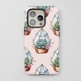 thumbnail image 1 of Succulent Terrarium For All iPhone Series Protective Phone Case Watercolor Botanical Light Pink, 1 of 7