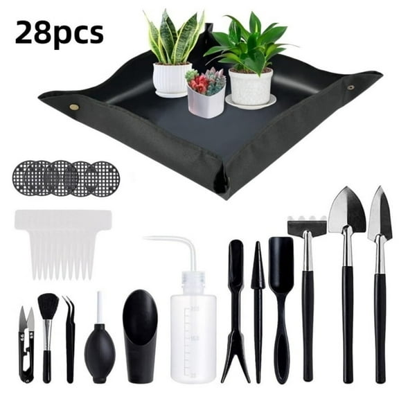 Succulent Tools Set Mini Gardening Kit with Transplanting Tools 28 Pieces