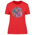 thumbnail image 1 of Succulents And Cactus In Circle T-Shirt Women -Image by Shutterstock, Female XX-Large, 1 of 2