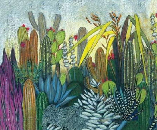 Succulents Canvas Art - Shyama Ruffell (20 x 24)