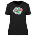thumbnail image 1 of Succulents & Wildflowers T-Shirt Women -Image by Shutterstock, Female Small, 1 of 2