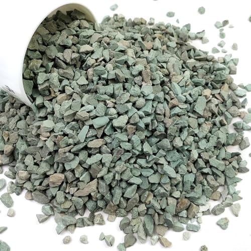 Succulents and Cactus Green Zeolite Rocks, Decorative Stones Pebbles for Indoor Plants, Bonsai, Fairy Gardening, Terrarium, 2lb