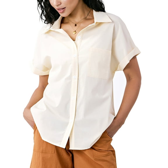 Sucegi Black Loose Casual Short-sleeved New Summer Women's Shirt