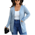 thumbnail image 1 of Sucegi Women's Plus Size Knit Cardigan, Designed Specifically for Autumn & Winter—Vintage-Style Fall Outerwear, Stretchy with Practical Pockets., 1 of 8