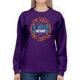 thumbnail image 1 of Such A Witch Without My Coffee Sweatshirt Women -Image by Shutterstock, Female x-Large, 1 of 4