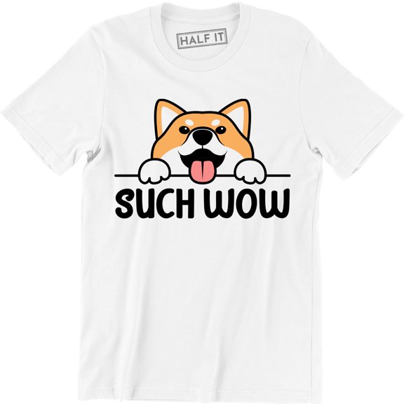 Such Wow Funny Animal Pet Dog Lover Corgi Hipster T-Shirt