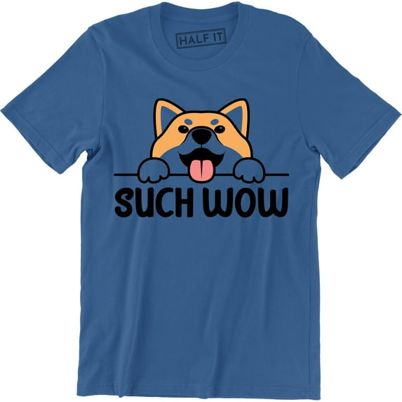 Such Wow Funny Animal Pet Dog Lover Corgi Hipster T-Shirt