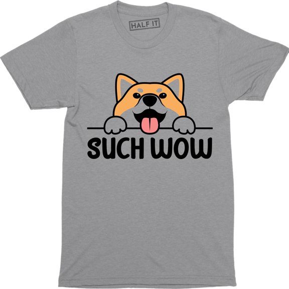 Such Wow Funny Animal Pet Dog Lover Corgi Hipster T-Shirt