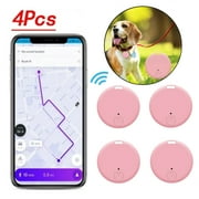 Suchkeit 4Pcs Anti-Lost Tracker, GPS Pro Trackr, Wireless Bluetooth 5.0 Tracking ,Wallet Keys Pet Finder, Find My Keys