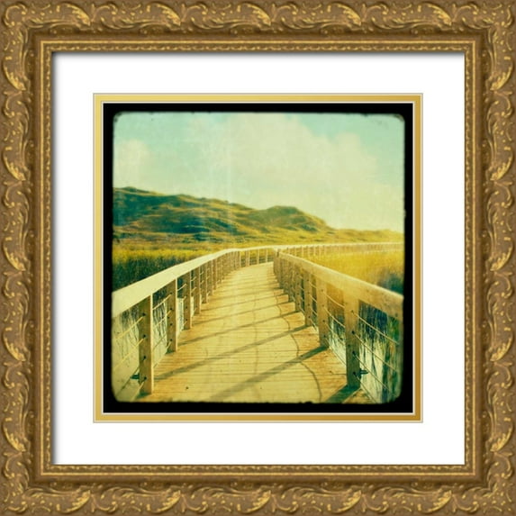 Suchocki, Irene 20x20 Gold Ornate Wood Framed with Double Matting Museum Art Print Titled - Start Where You Are