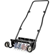 Suchtale 18-Inch Push Spike Aerator, Heavy Duty Rolling Lawn Aerator, Rotary Spike Lawn Aerator, Manual Lawn Aeration Equipment with Steel Handle, Suitable for Lawn, Garden, and Yard Grass Aeration