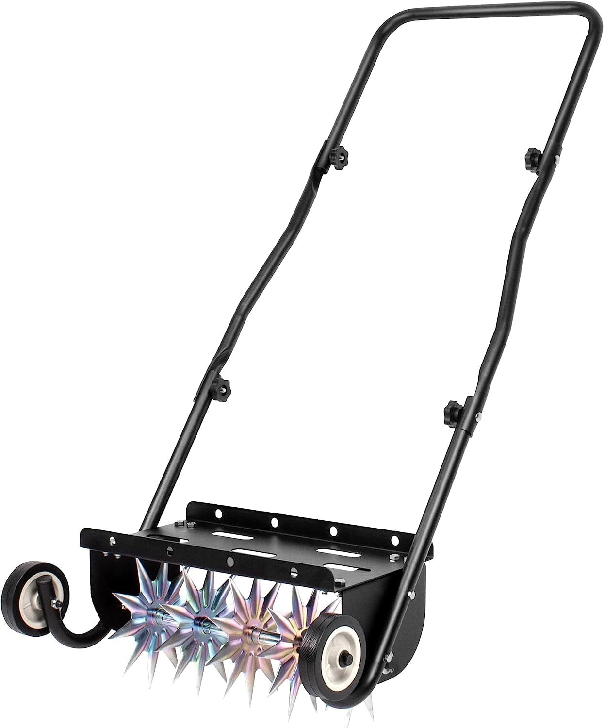 Suchtale 18" Rolling Lawn Aerator with Steel Handle