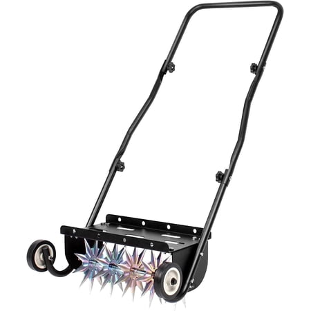 Suchtale 18" Rolling Lawn Aerator with Steel Handle