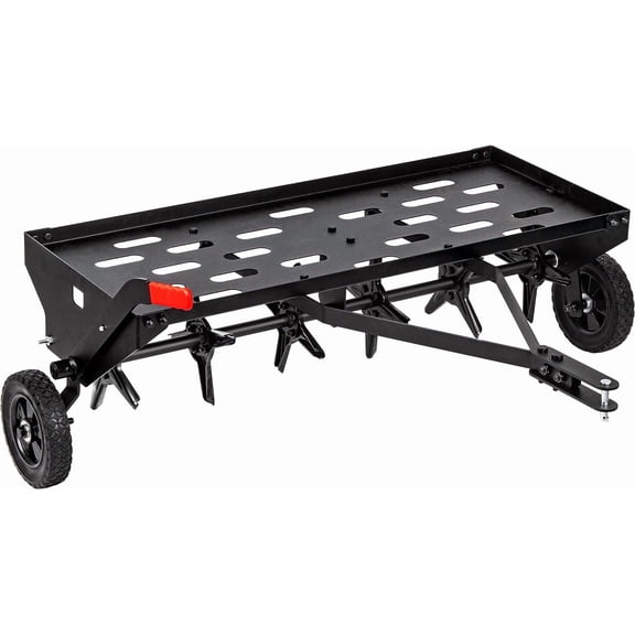 Suchtale 40-Inch Tow Behind Plug Aerator for Lawn Tractor - Ventilation & Soil Penetration