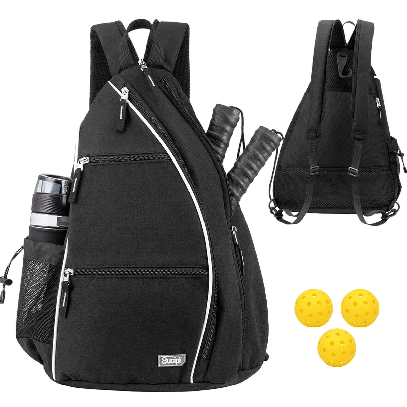 Sucipi Pickleball Bag for Women Men, Pickleball Paddle Backpack Reversible, Pickleball Rackets