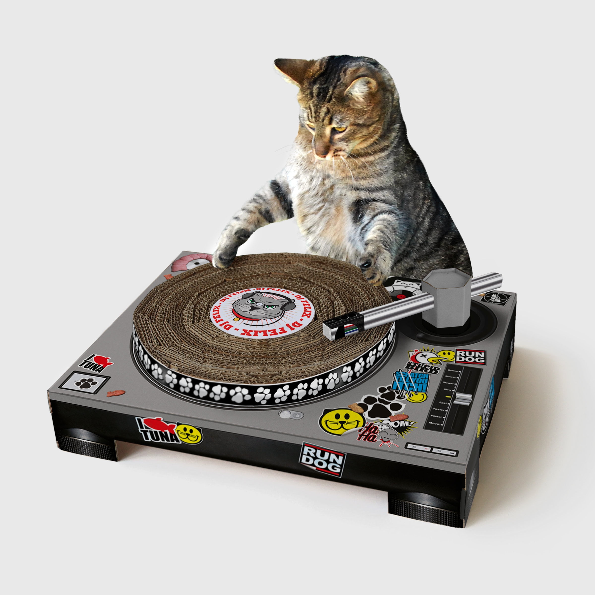 Suck UK | DJ Decks Cat Scratcher | Cat Scratching Posts | Accessories - Walmart.com