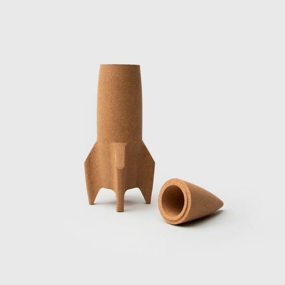 Suck UK | Pencil Pot Rocket | Cork Desk Organizer | Pen Pot