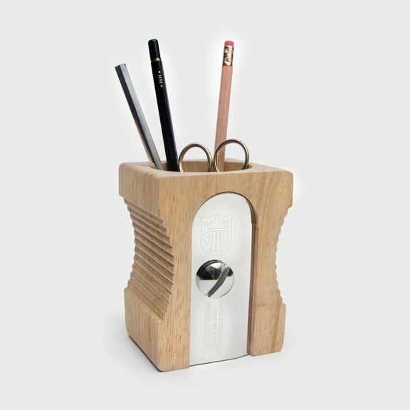 Suck UK Wooden Pen Holder | Desk Tidy Stationery Organizer | Teacher Gift