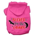 thumbnail image 1 of Halloween Pet, Dog  Cat Hoodie Screen Printed, "Sucker For The Ladies", 1 of 10