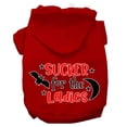 thumbnail image 1 of Mirage Pet Sucker for the Ladies Screen Print Dog Hoodie Red XL, 1 of 11