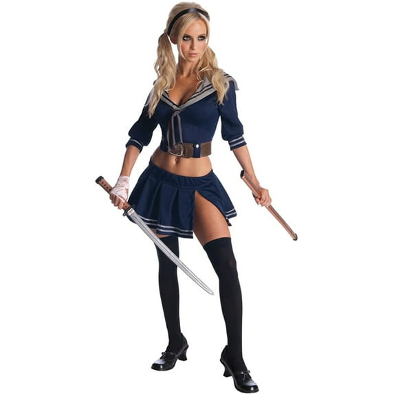 Adult's Small Size 4-6 Sexy Sucker Punch Babydoll Costume