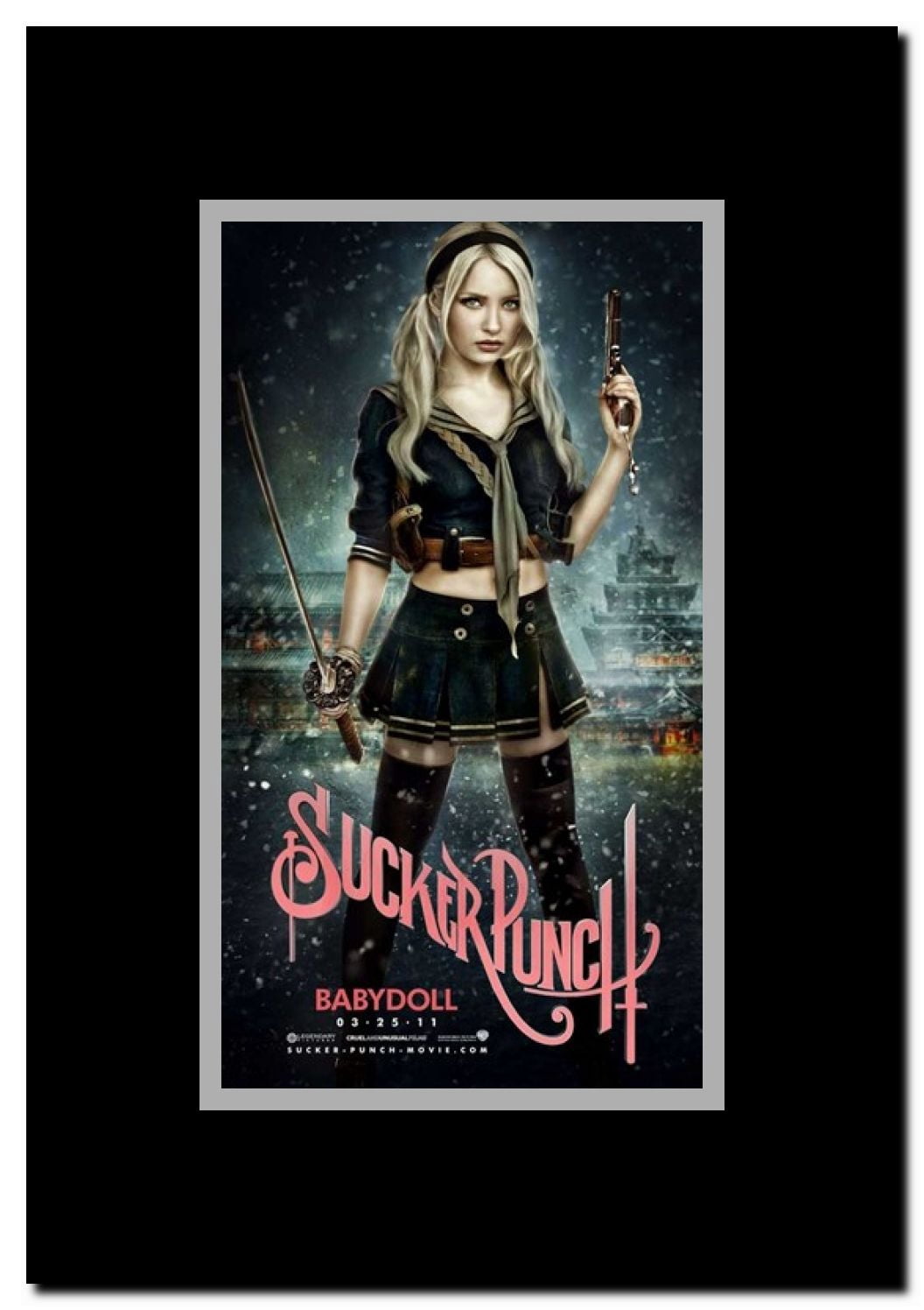 Sucker Punch Framed Movie Poster