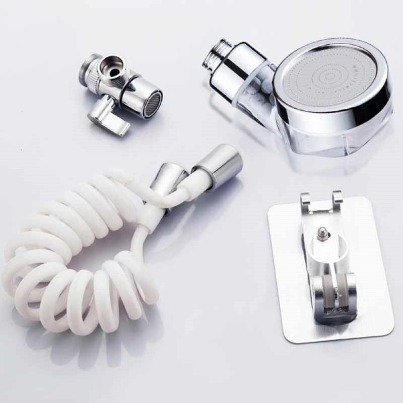 Sucker Wallmounted Shampoo Artifact Faucet External Shower Booster