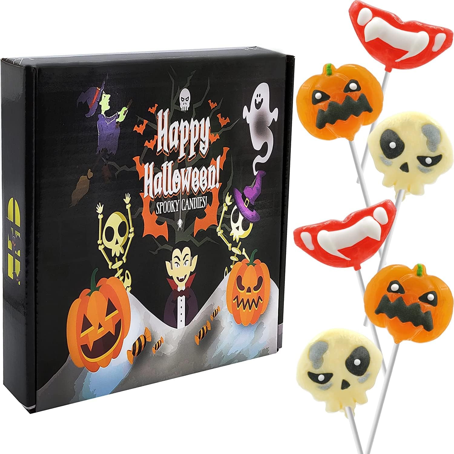 Suckers Candy, Spooky Candies, Great for Goody Bag Fillers