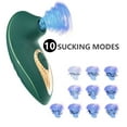 thumbnail image 1 of Sucking Vibrator Suction Vibrator for Women Clitoris Stimulator with 10 Modes - Adult Sex Toys for Women Couples,Green, 1 of 8