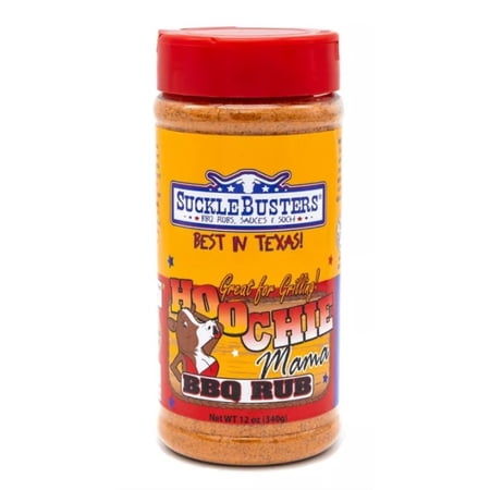 SuckleBusters SBHM/005 Hoochie Mama BBQ Rub 12 oz. Bottle, 1 Single Bottle