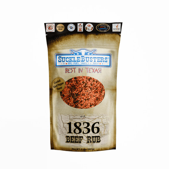 SuckleBusters Texas Style 1836 Beef Rub - 2 Lb