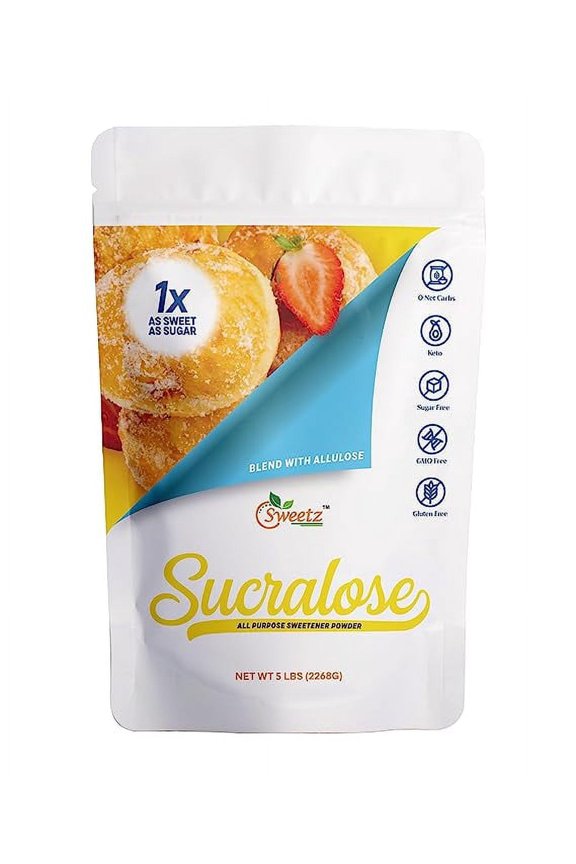 Sucralose Allulose All Purpose Sweetener 1X Sugar Sweetness; Total Servings 567 | 5-LB